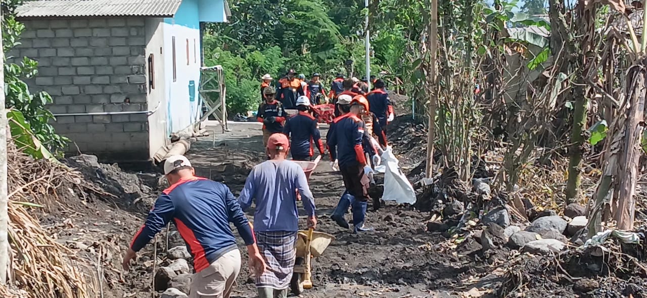 Peduli Semeru, Kwarda Jatim Gelar Aksi Nyata Libatkan 120 Anggota Pramuka Bantu Pulihkan Desa Supiturang Lumajang