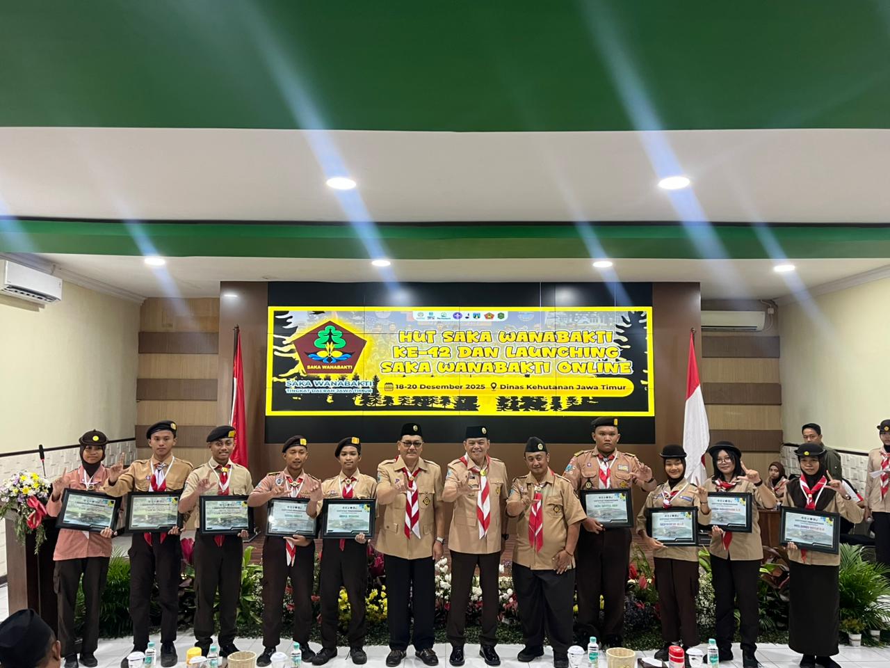 Peringati HUT ke-42, Saka Wanabakti Perkuat Sinergi Organisasi Bersama Stakeholder Kehutanan Jawa Timur