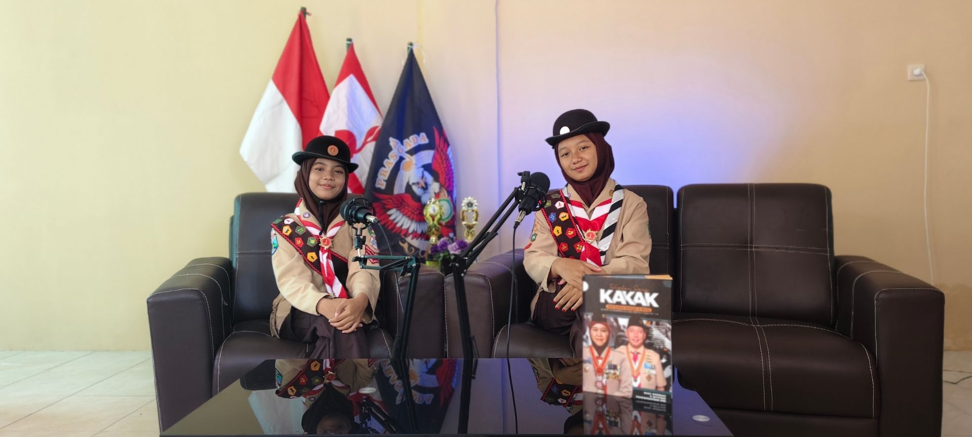 Dewan Galang Prasgada Resmikan Program Podcast Kepramukaan di Gugus Depan MTs Al Khoiriyah 1 Dalegan