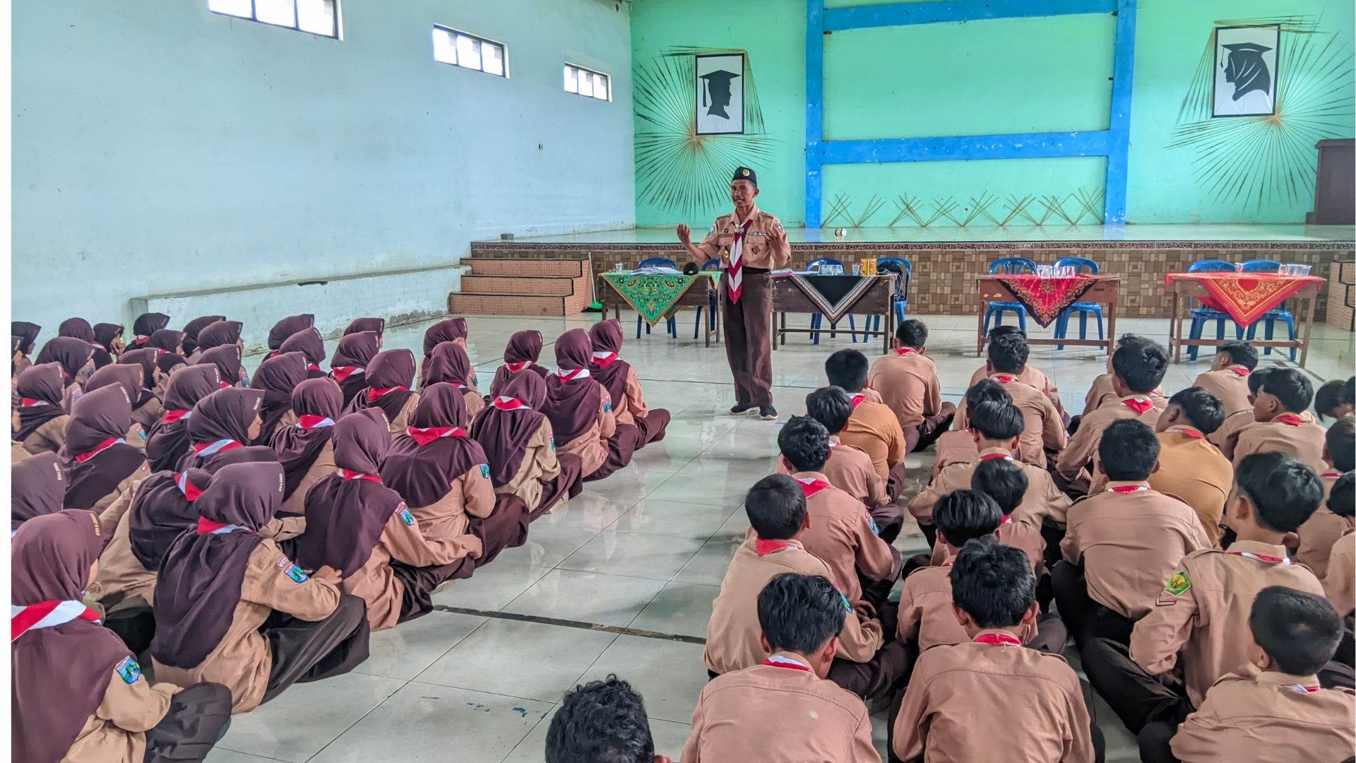 Hari Pertama Pendidikan Kepramukaan MTs Negeri 6 Jember 2025, Penguatan Karakter Jadi Fondasi Pembinaan Peserta Didik