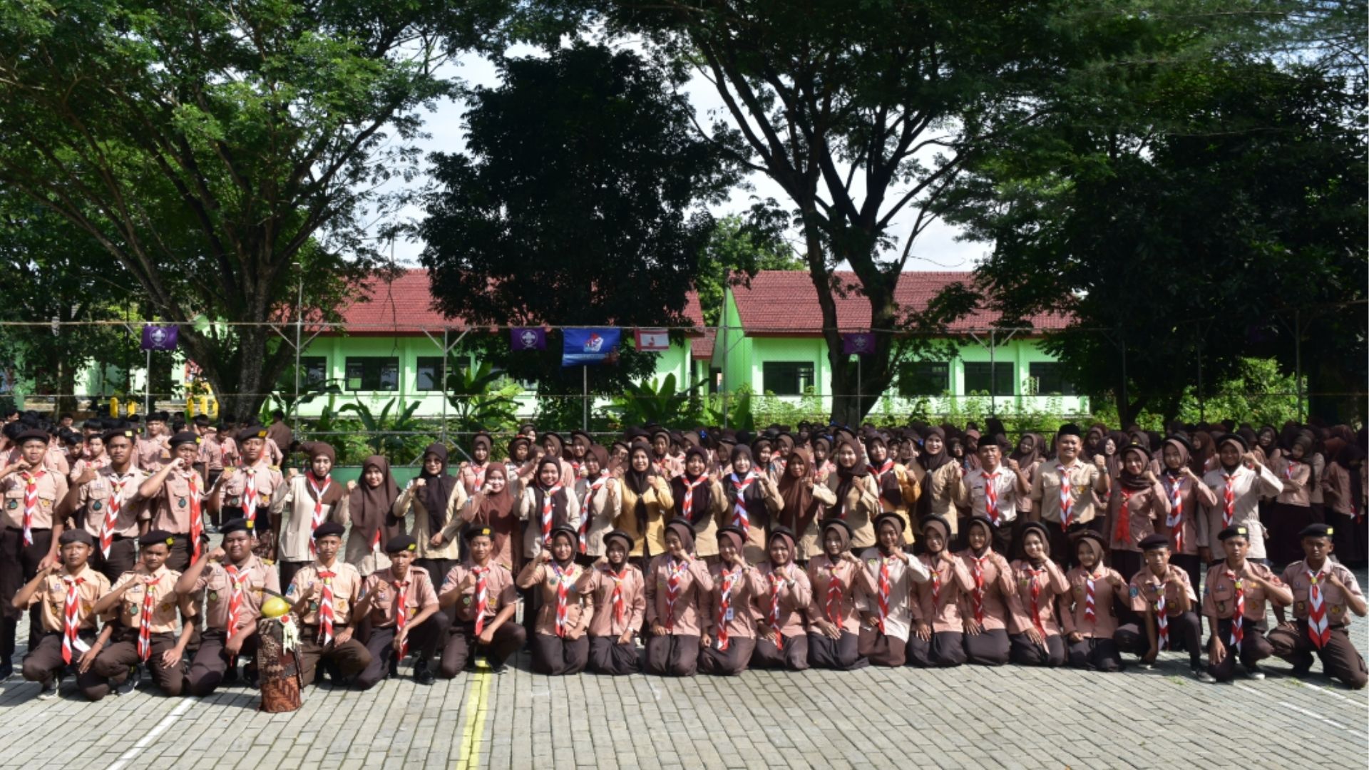 Pramuka SMAN 1 Kenduruan Gelar kemah Hiking dan Pelantikan Penegak Bantara