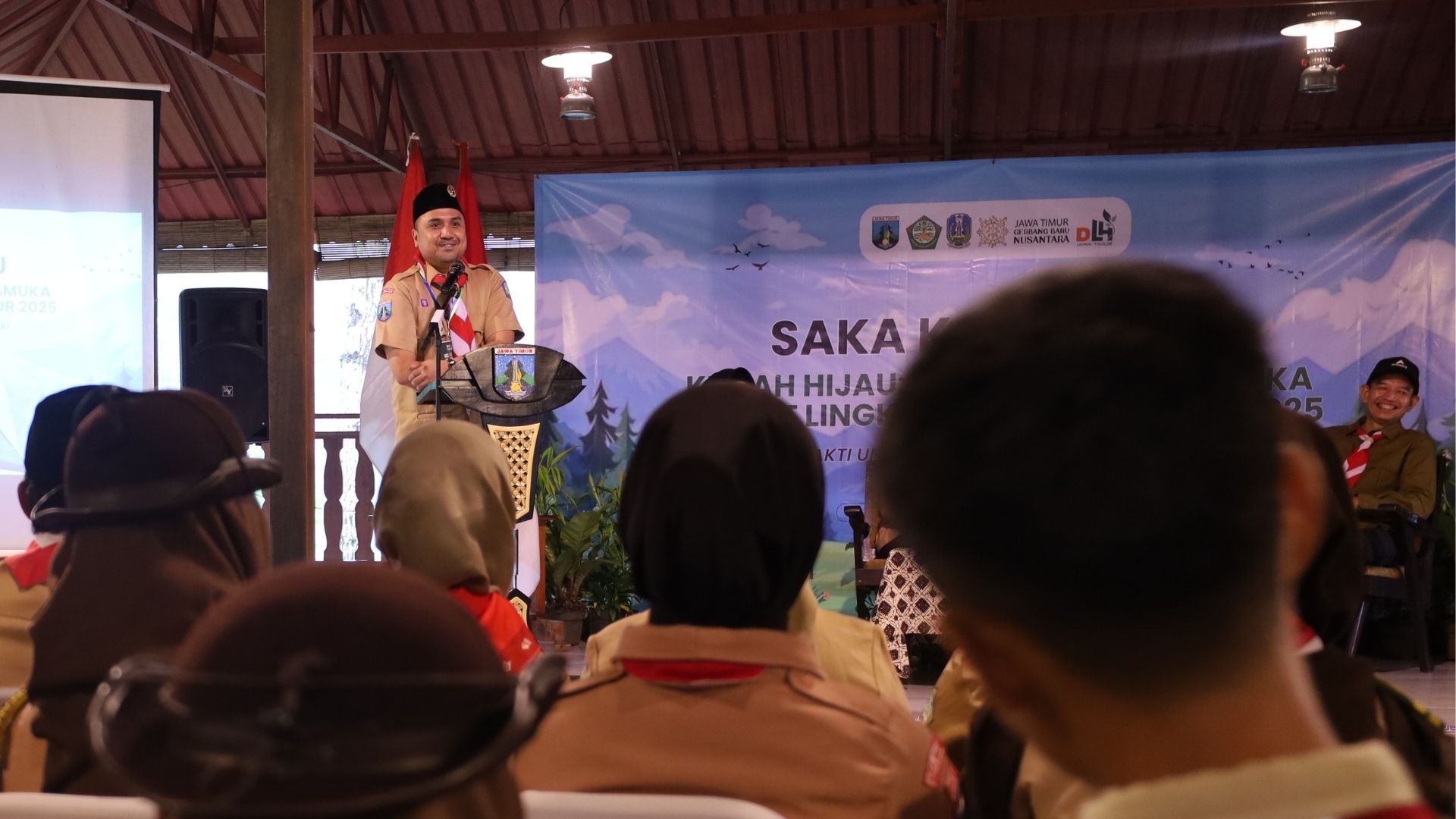Revolusi Mental Pramuka Jatim: Immanuel Kharisma Serukan Akhiri Era “Kotor itu Buruk” Menjadi Kotor itu Hebat untuk Pengendali Krisis Iklim