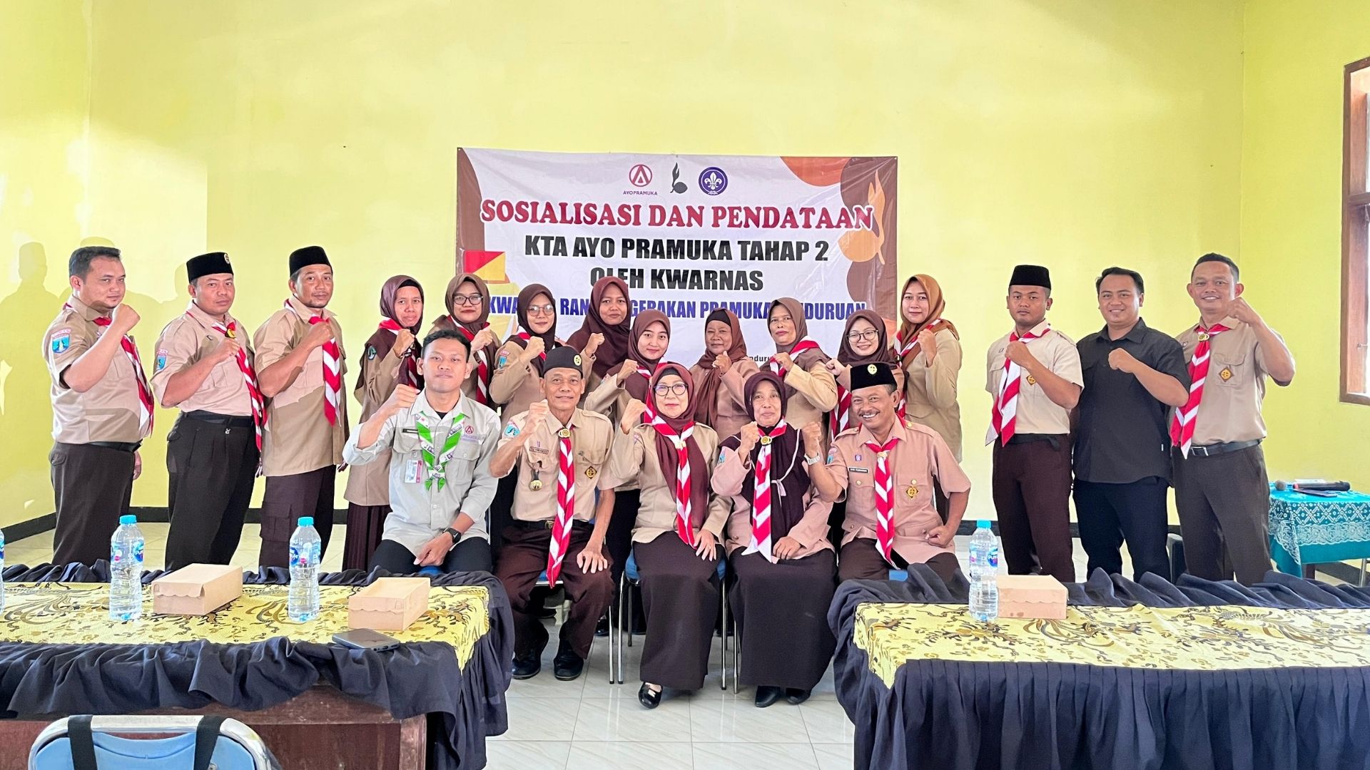Sosialisasi Pembuatan KTA “Ayo Pramuka” di Kwarran Kenduruan Tuban
