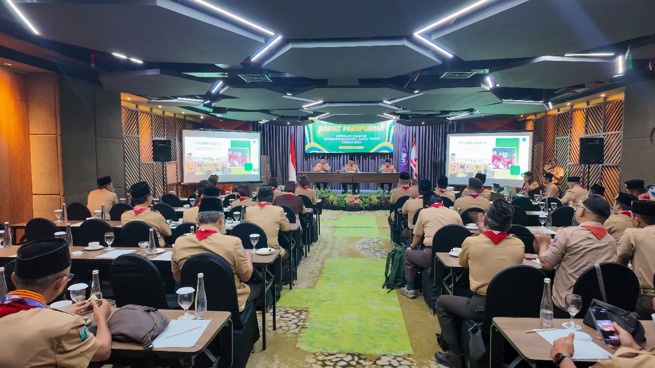 Refleksi Masa Bakti 2020-2025, Kwarda Jatim Gelar Rapat Paripurna: Gaungkan Semangat Pramuka Produktif.