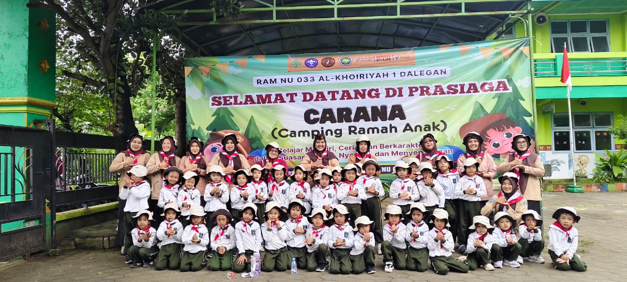Kegiatan CAMPING RAMAH ANAK (CARANA) Gudep RAM NU 033 Al khoiriyah 1 Dalegan Prasiaga Berlangsung Meriah dan Ramah Anak