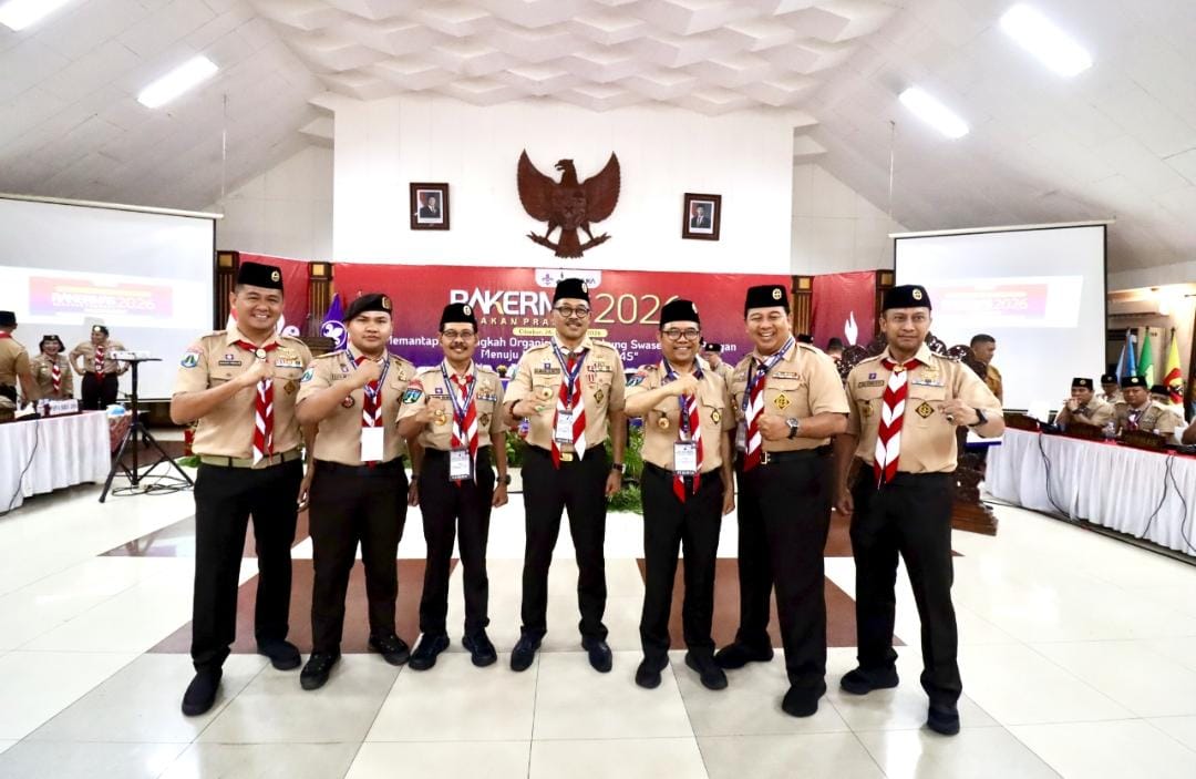 Kwarda Jawa Timur Ikuti Rakernas Pramuka 2026, Siap Perkuat Program Pangan, Kewirausahaan, dan Pengabdian Masyarakat