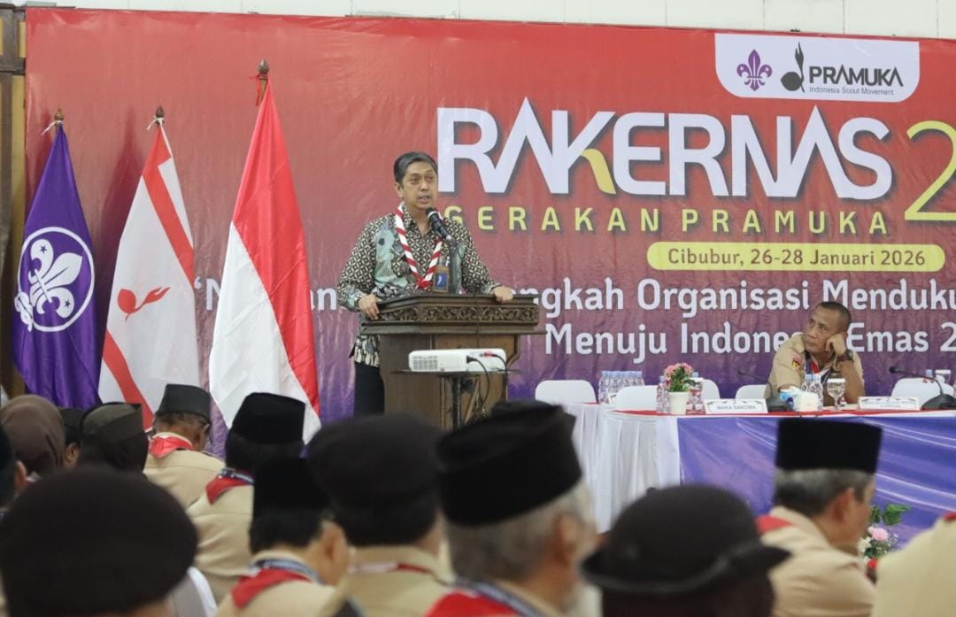 Rakernas Pramuka 2026: Kemenko Pangan Ajak Pramuka Ambil Peran Dukung Swasembada Pangan