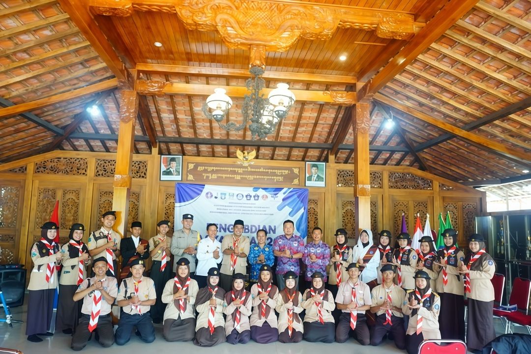 Semangat Mengabdi, Pramuka UIN SATU Turun ke Desa Kalidawe
