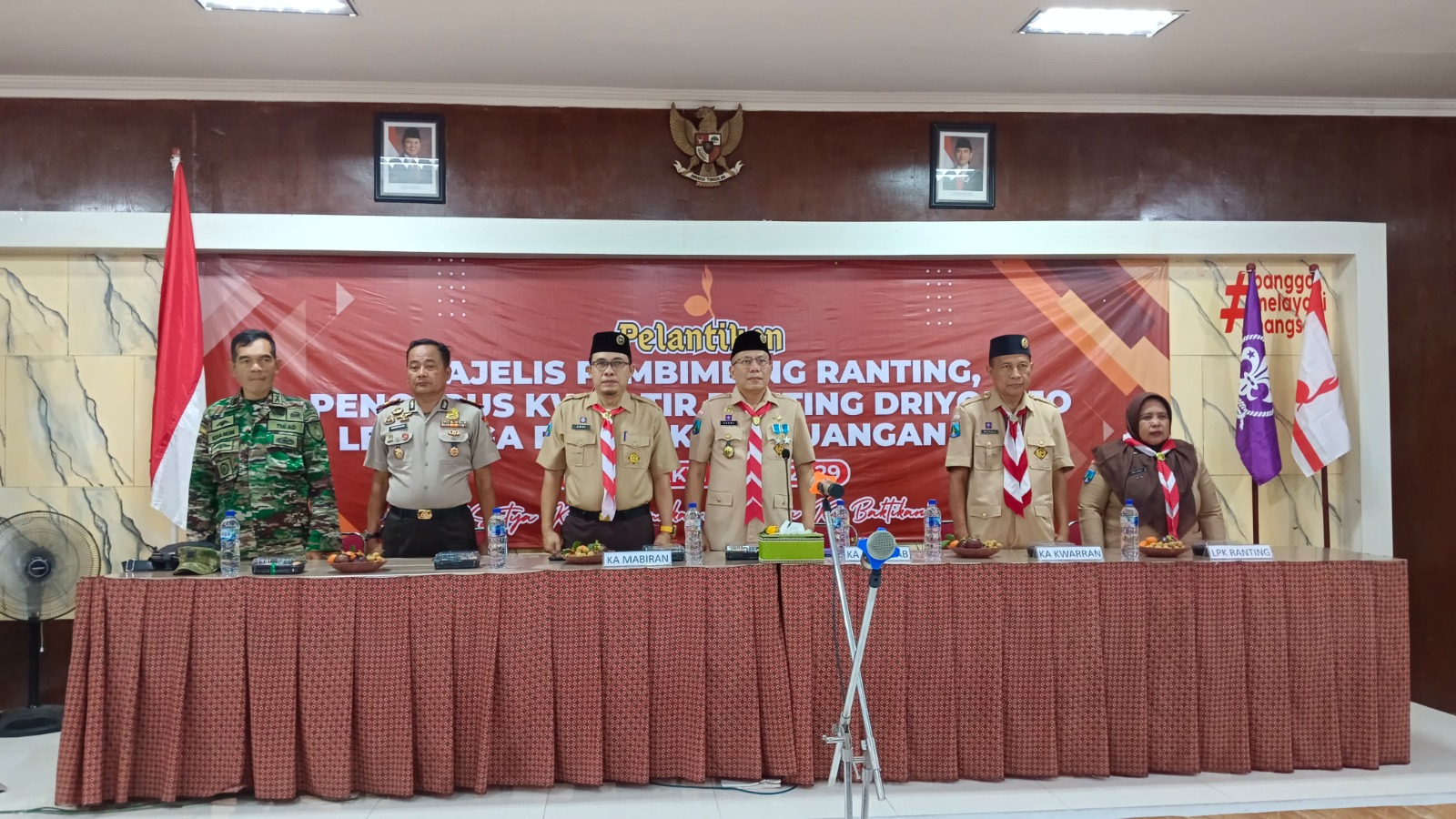 Andhy Hendro Wijaya Lantik Mabiran dan LPK Kwarran Menganti