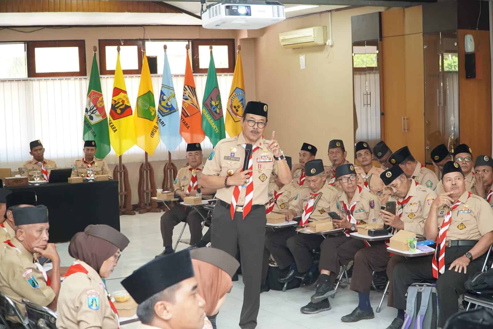 Pelatih Pramuka Jadi Kunci Generasi Emas 2045, Kwarda Jatim Dorong Program Satu Gugus Depan Satu Renovasi RTLH