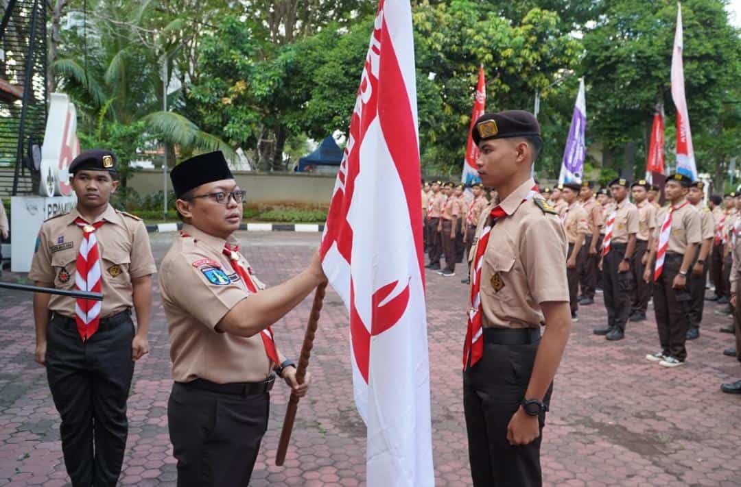 Kwarda Jatim Berangkatkan 250 Pramuka Jawa Timur Ikuti Kegiatan Korps Kadet Republik Indonesia Koarmada II Menjadi Generasi Berkarakter dan Cinta Tanah Air
